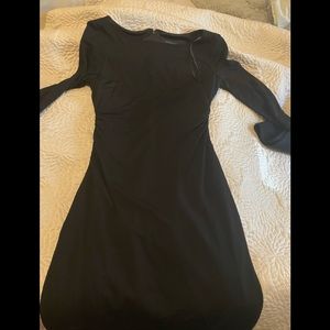 Fitted black dress